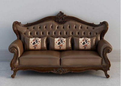 Solid wood sectional sofa  