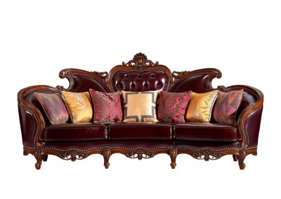 Solid wood sectional sofa  