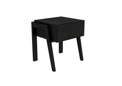 Drawer Solid Wood Nightstand