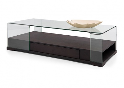 Glass Top Frame End Table