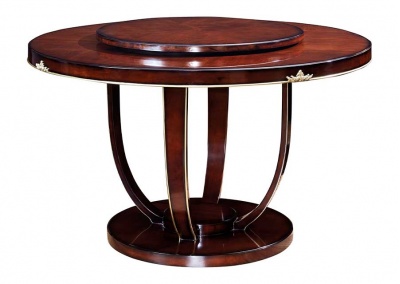 53'' Solid Wood Pedestal Dining Table