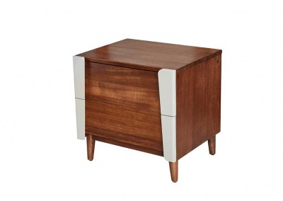 Drawer Solid Wood Nightstand