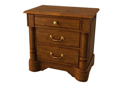 Drawer Solid Wood Nightstand