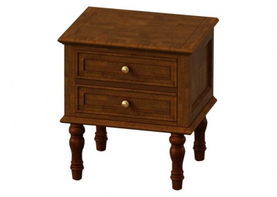 Drawer Solid Wood Nightstand