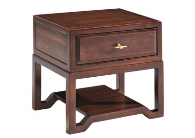 Drawer Solid Wood Nightstand