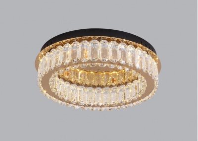 LED Crystal Flush Mount Ceiling Light