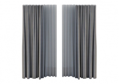 Linen curtains