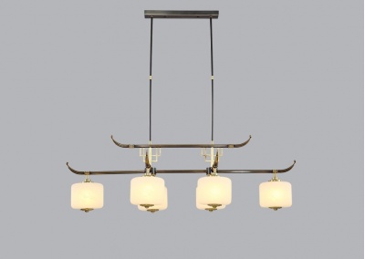 6/8-Light Linear Chandelier