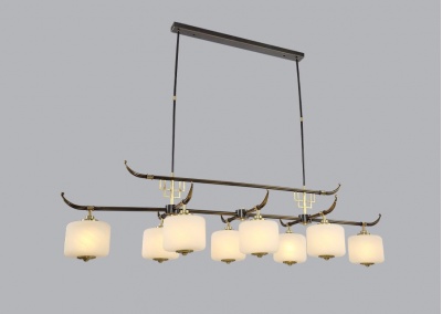 6/8-Light Linear Chandelier