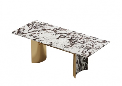 Natural stone dining table