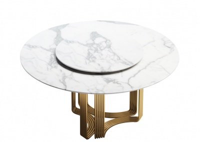 Marble Round Dining Table