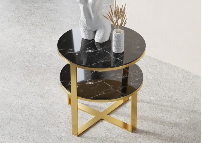 Marble side table