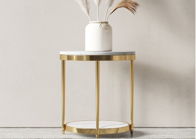 Marble side table