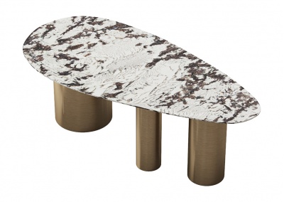 Natural stone dining table