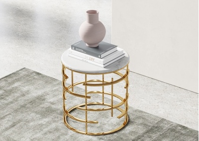 Marble side table