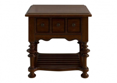 Drawer Solid Wood Nightstand