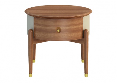 Drawer Solid Wood Nightstand