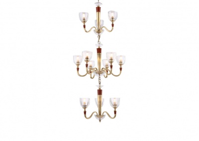 12-Light Tiered Chandelier  