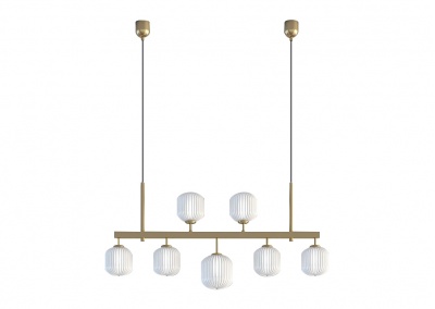 7-Light Linear Chandelier 