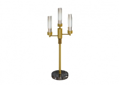 Metal Post Floor Lamp	