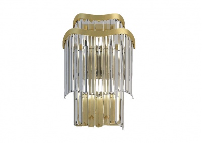 Glass Ribbed Sconce