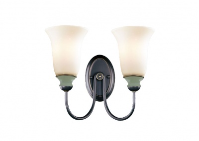 Glass 2-light Sconces