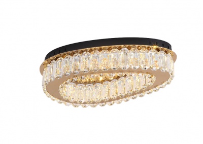 LED Crystal Flush Mount Ceiling Light