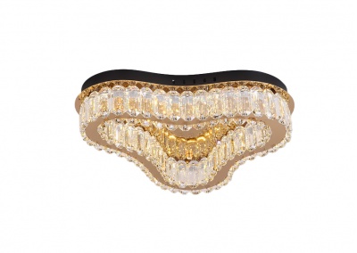 LED Crystal Flush Mount Ceiling Light