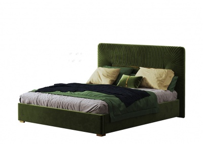 Fabric platform bed