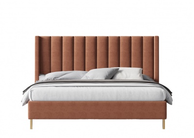 Fabric platform bed