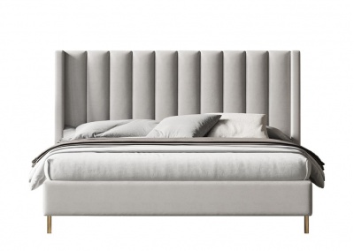 Fabric platform bed