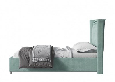 Fabric platform bed