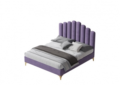 Fabric platform bed