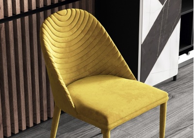 Velvet dining chair