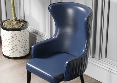 Simulation leather armchair