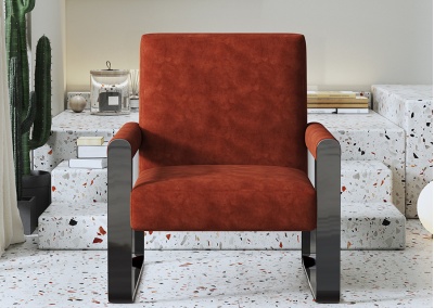 Fabric armchair