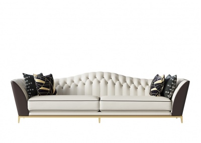 Italian-style artificial leather sofa