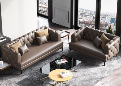 Modern artificial leather sofa