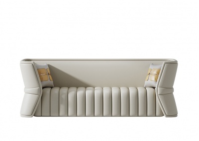 Modern leather sofa