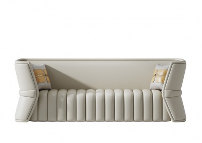 Modern leather sofa