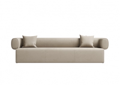 Modern leather sofa