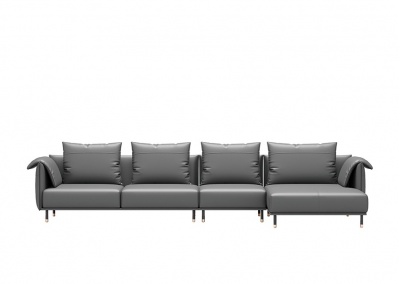 Genuine Leather Sectional Sofa