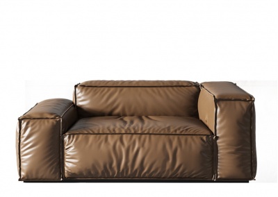 Modern leather sofa