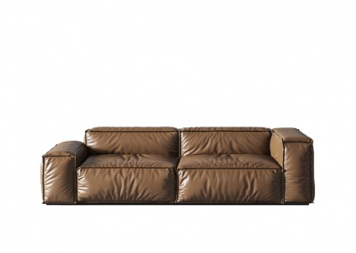 Modern leather sofa