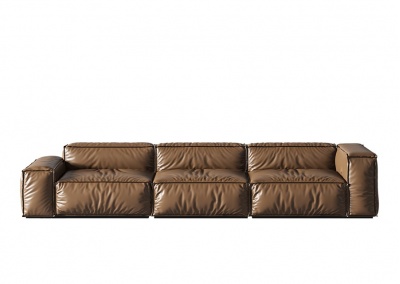 Modern leather sofa