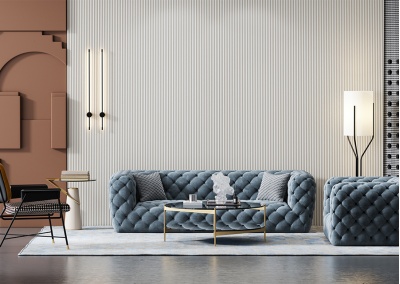 American fabric sofa