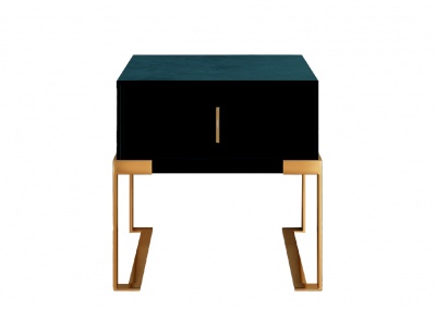 Modern single drawer bedside table