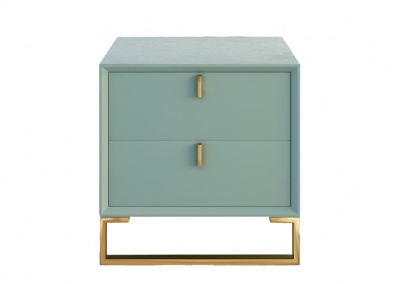 Modern two-drawer bedside table