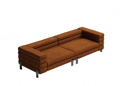 Fabric multi-seat sofa