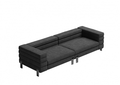 Fabric multi-seat sofa